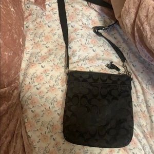 Coach cross body purse